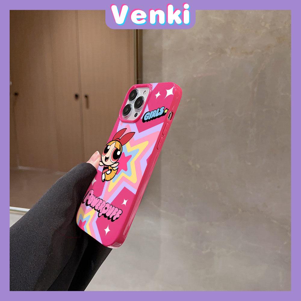 VENKI - For iPhone 11 iPhone Case Red Glossy TPU Soft Case Shockproof Protection Camera Cute Cartoon Character Compatible with iPhone 14 13 Pro max 12 Pro Max xr xs max 7 8Plus