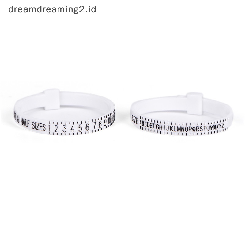 (drea) Uk US Ring Sizer Measure Finger Gauge Untuk Cincin Kawin Band Cincin Tunangan New//