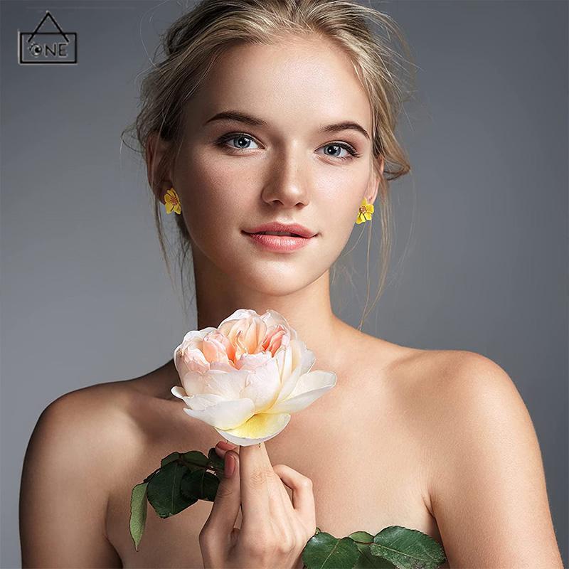 COD❤️Bunga beku anting  anting petal modus elegan-A.one