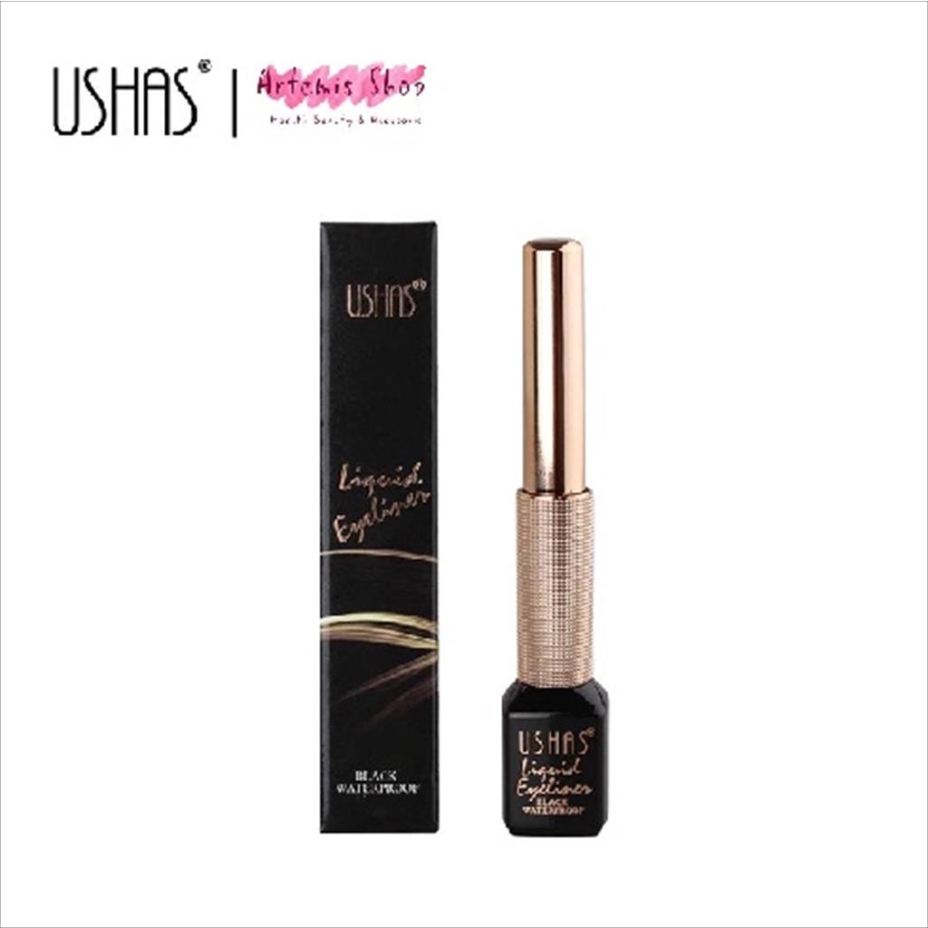 Ushas Liquid Eyeliner Black Waterproof 6GR