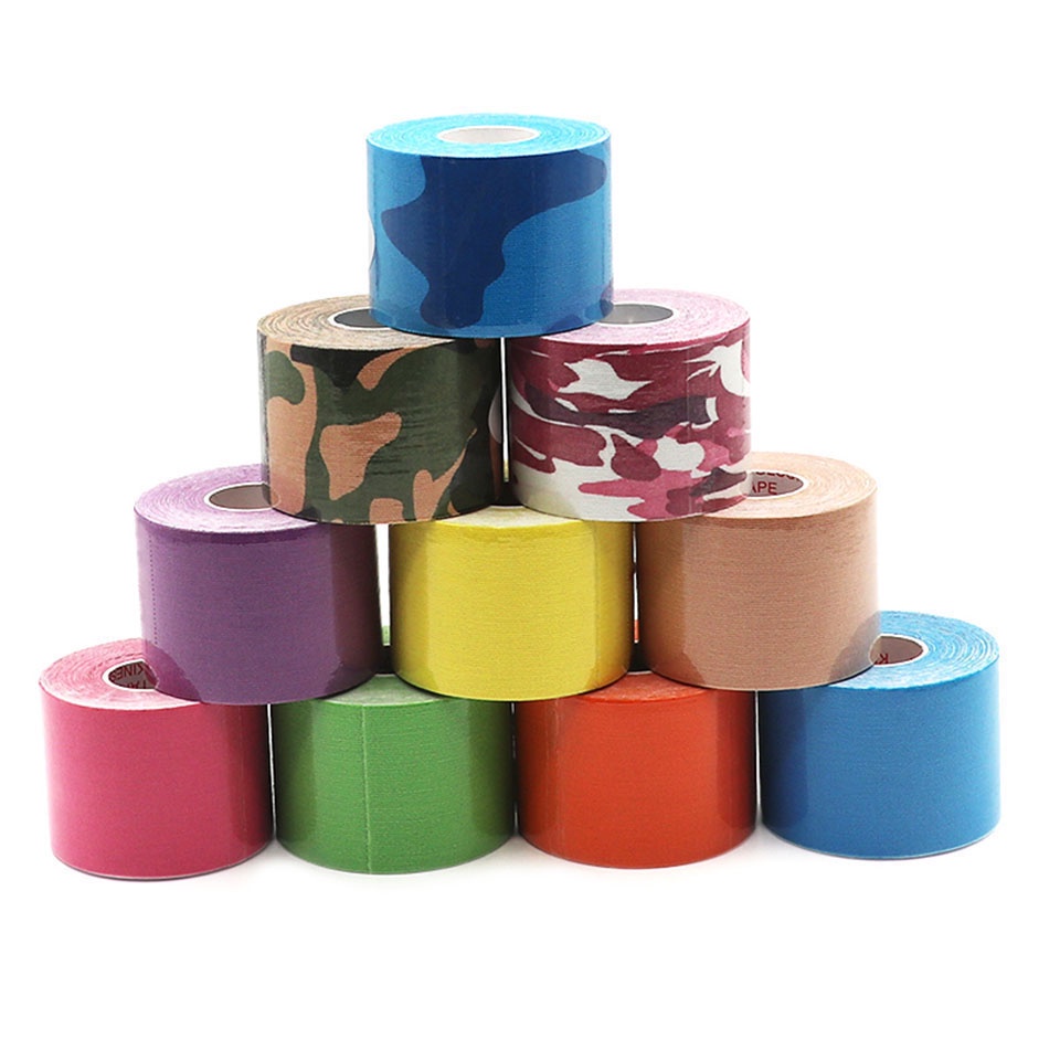 (Dalam Stok, Dikirim Dari Jakarta)DHT Kinesio Tape 5CM x 5 Meters Sport Sports/Kinesiology Tape 5cm X 5 m Kinesio Sport Plaster Otot Gym Futsal Soccer Running Volly Ba/Original Kinesio Tape Sport And Therapy