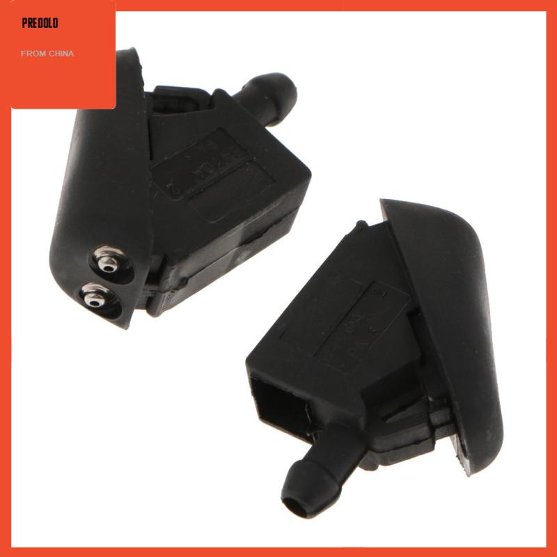 [Predolo] 2pcs Wiper Kaca Depan Semprotan Air Nozzle Jet Washer Untuk Fokus