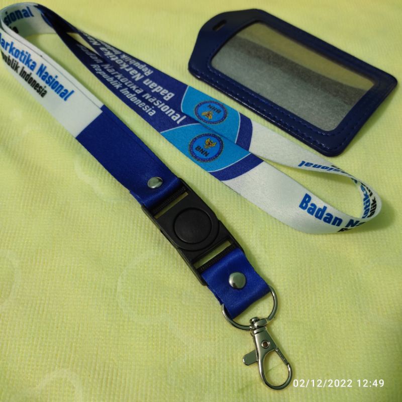 

Tali id BNN lanyard tali Badan Narkotik Nasional Printing