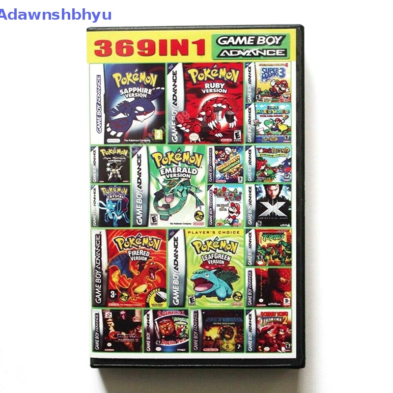 Multicart Kartu Cartridge Adhyu 369in1 for Game Boy Advance GBA SP NDS NDSL English ID