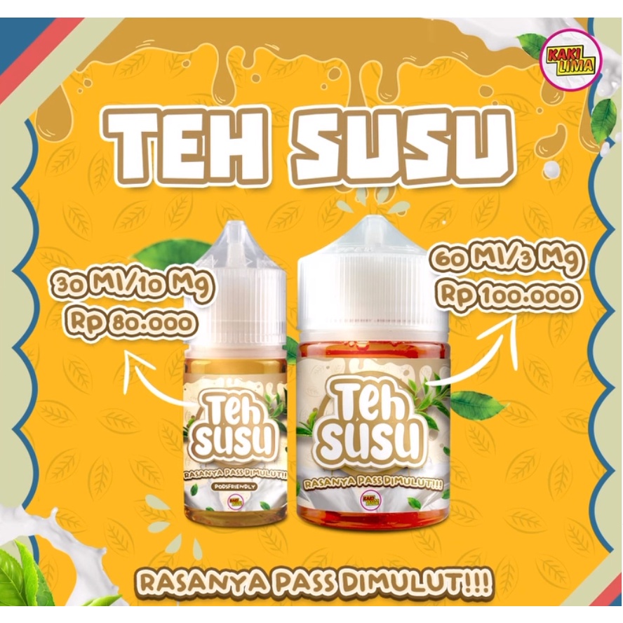 Kaki Lima Teh Susu 60ML by Kaki Lima Authentic