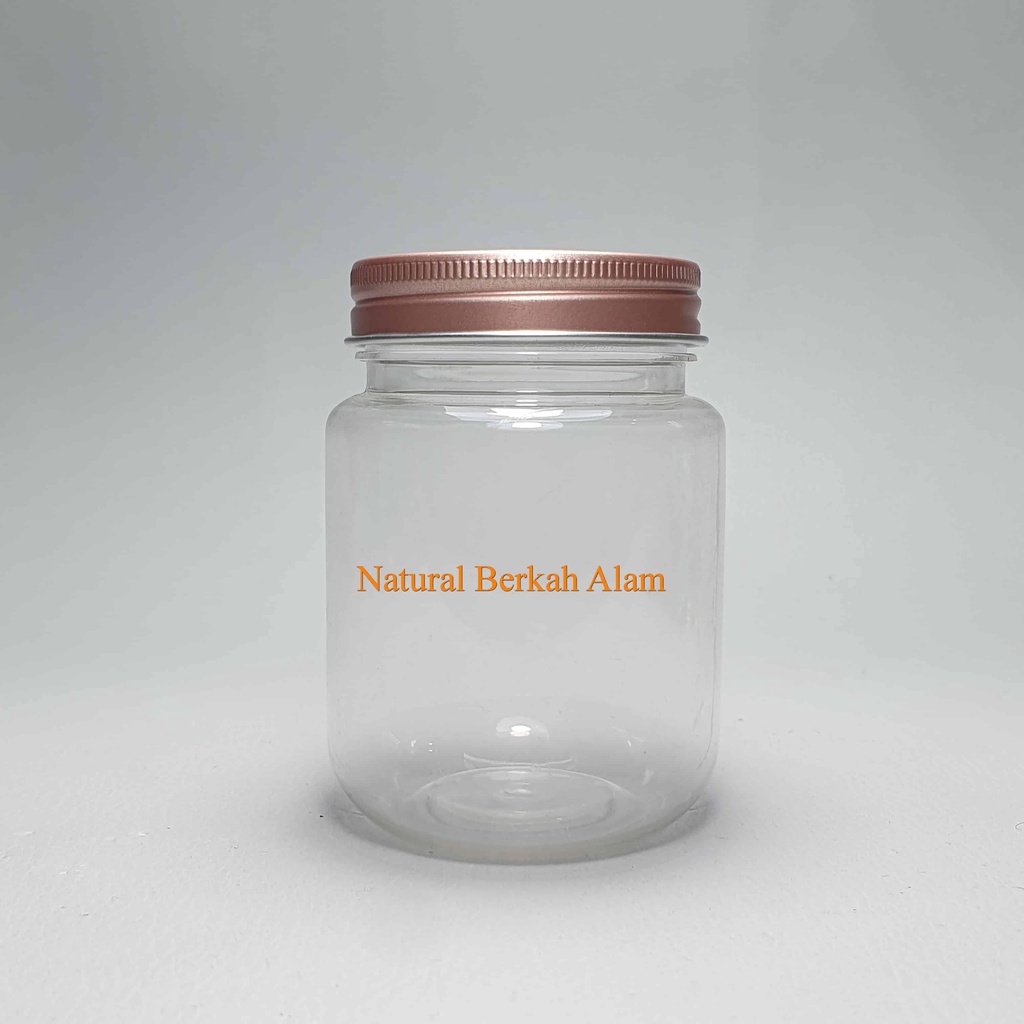 Toples Selai 200 Ml Pet Slay Nat / Toples Tutup Alumunium / Toples Bawang Goreng / Toples Sambal / T