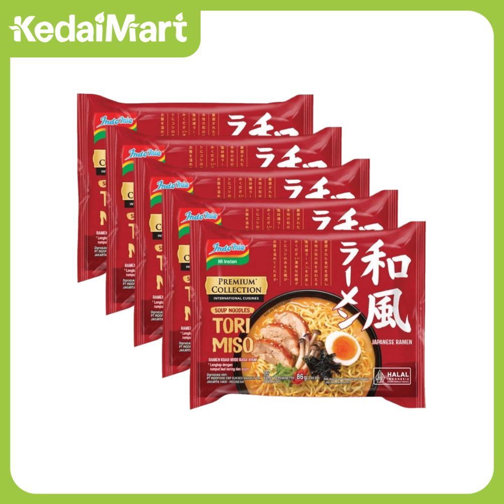 

KM Paket Indomie Tori Miso Ramen Isi 5 Pcs