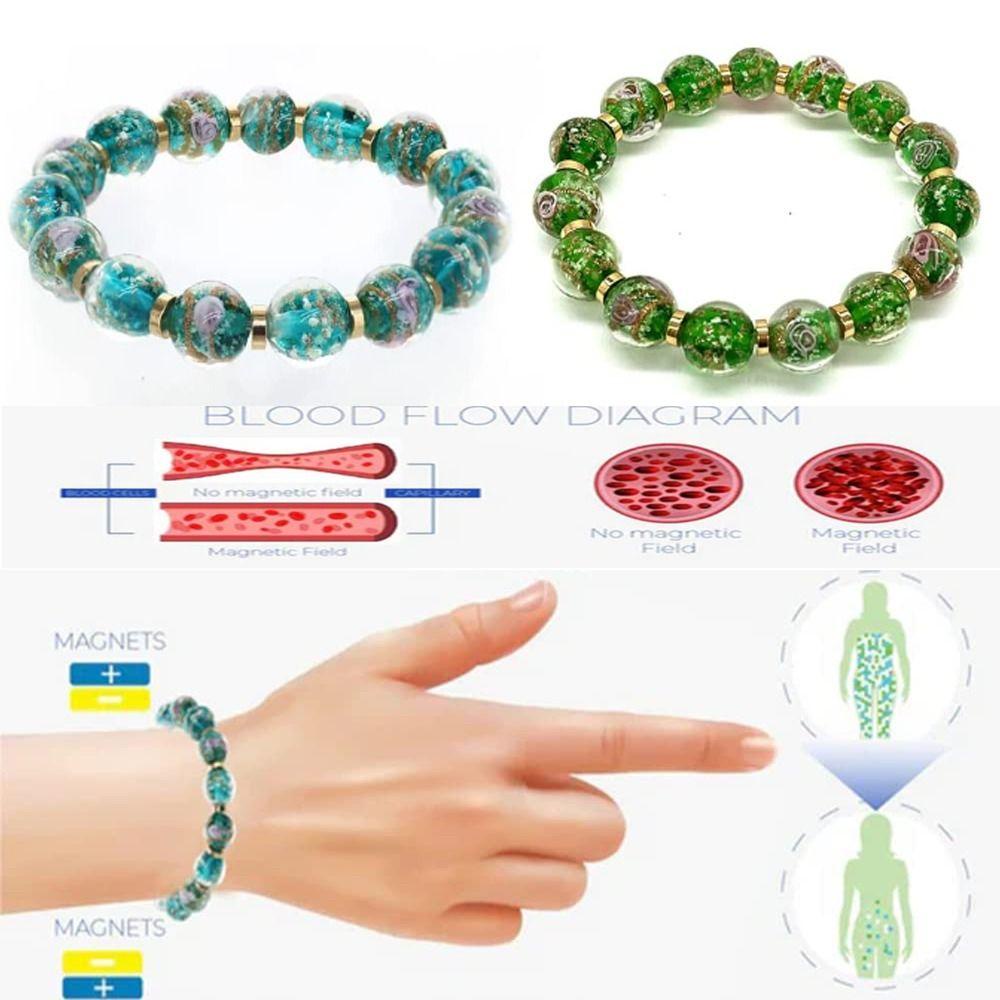 Lily Mooncrystal Gelang Perhiasan Hadiah Manik Gelang Glow in the Dark Lymph Detox Therapy Bracelet