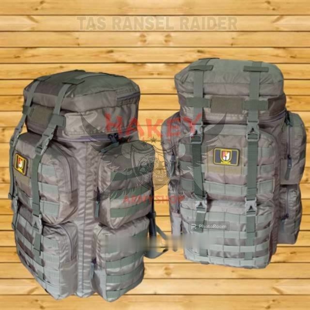 TAS  RANSEL RAIDER+TAS RANSEL JUMBO MILITER HIJAU ARMY