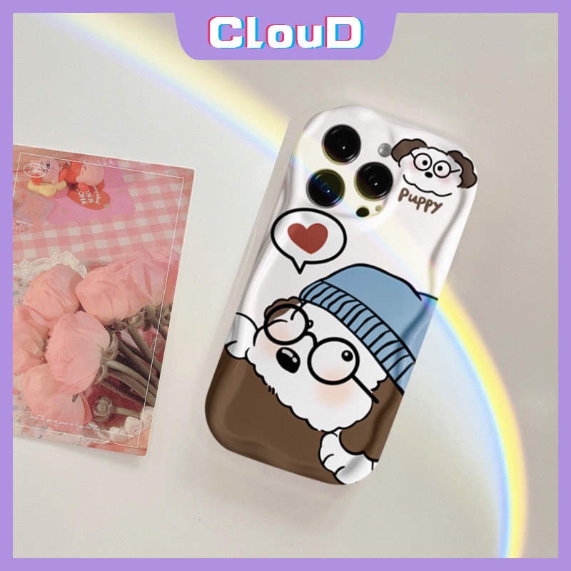 Untuk Realme C35 C25Y C55 C15 Realme 5 9i 6i 5i 5s 7i C31 C33 C12 C21 C25 C21Y C20 C25s C11 C30 C17 C3 C20A Lucu Doraemon Rabbit Cute Puppy 3D Wavy Curved Edge Couples Tpu Soft Case