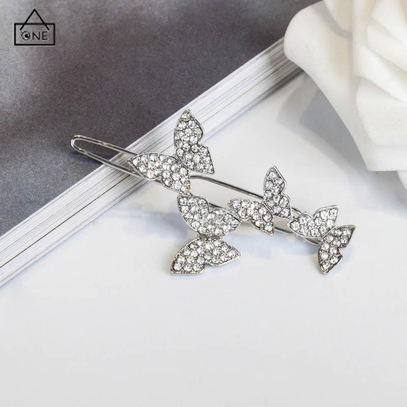 COD❤️Jepit Rambut Butterfly Hairpin Elegance Shining Untuk Korea Fashion-A.one