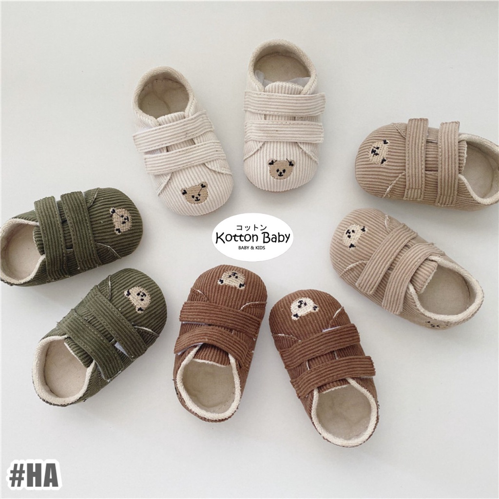 0-18m SEPATU BAYI ANAK SHOES UNISEX CASUAL GAUL CATALOG HBR HA