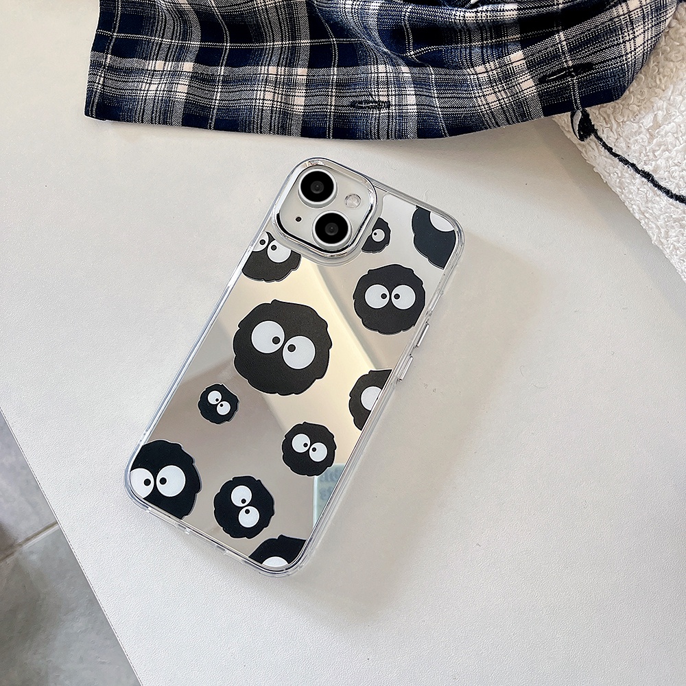 Case IPhone Lapis E Fairydust Lucu Kompatibel Untuk Iphone11 Casing Cermin Makeup14 Pro Max Ip13 Pro Max Iphone12 IPhone 11pro Max Back Cover Shell