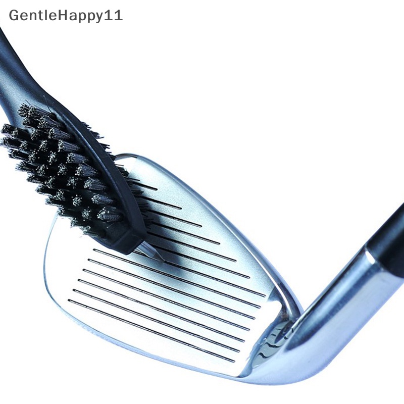 Gentlehappy Golf Pole Putter Double Sided Groove Cleaner Sikat Pembersih Dekorasi Olahraga id