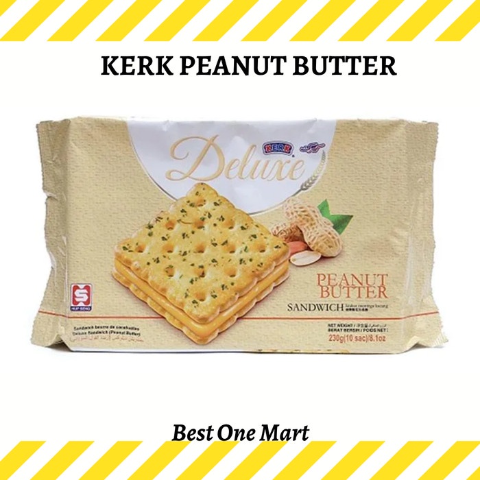 

[MS] Kerk Peanut Butter Sandwich / Biskuit Krim Kacang/ Hup Seng Kerk