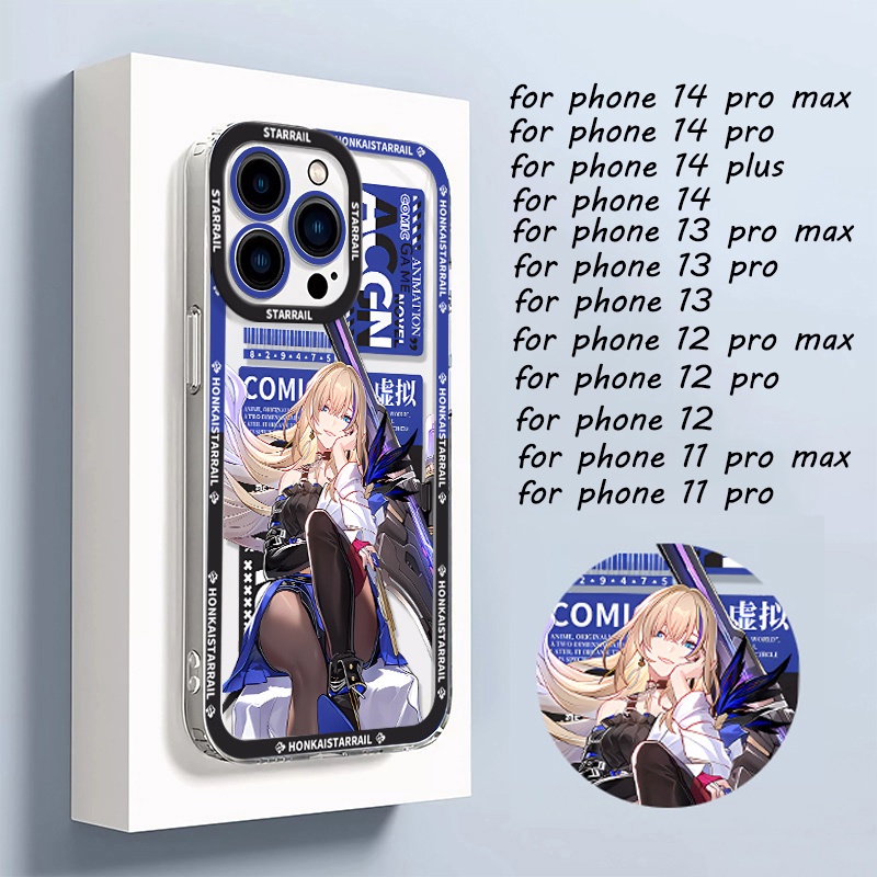 IPHONE Honkai Star Rail Soft Case Kompatibel Untuk Iphone14 13 11 12 Pro Max Kafka XS XR X8 7 6S Plus Mini Serval Casing Ponsel Transparan TPU Silikon Shockproof Cover