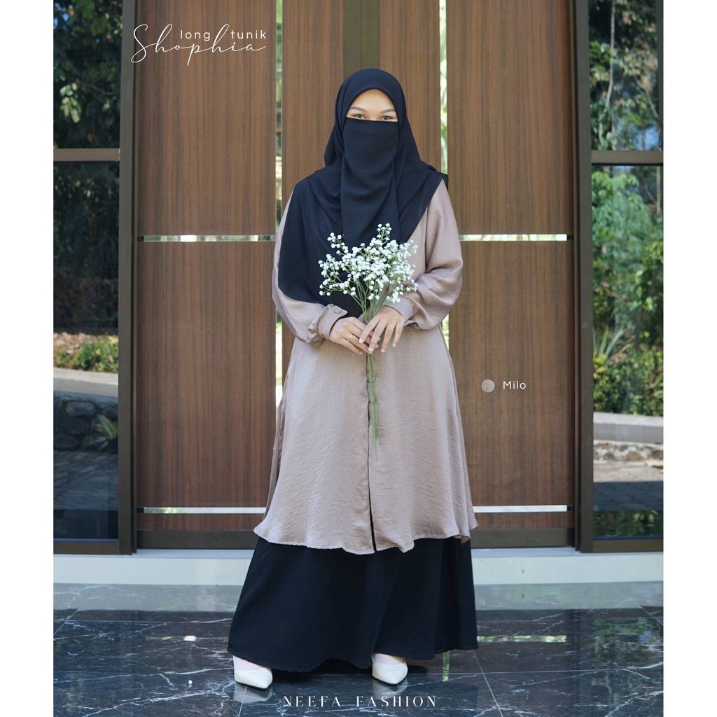 TUNIK WANITA SHOPHIA BAHAN BONBON SILK / SANTORINI SILK MURAH BERKUALITAS PREMIUM