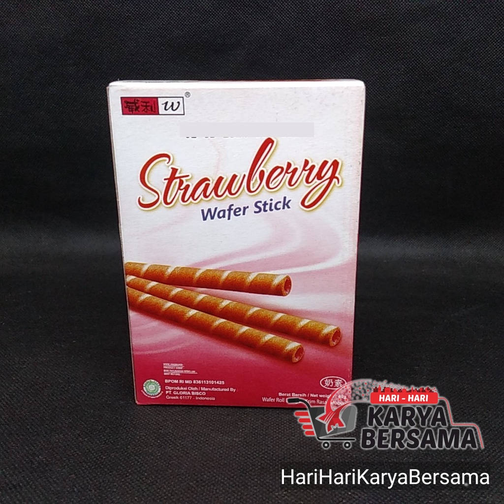 

WILLIE STRAWBERRY WAFER STICK 40GR