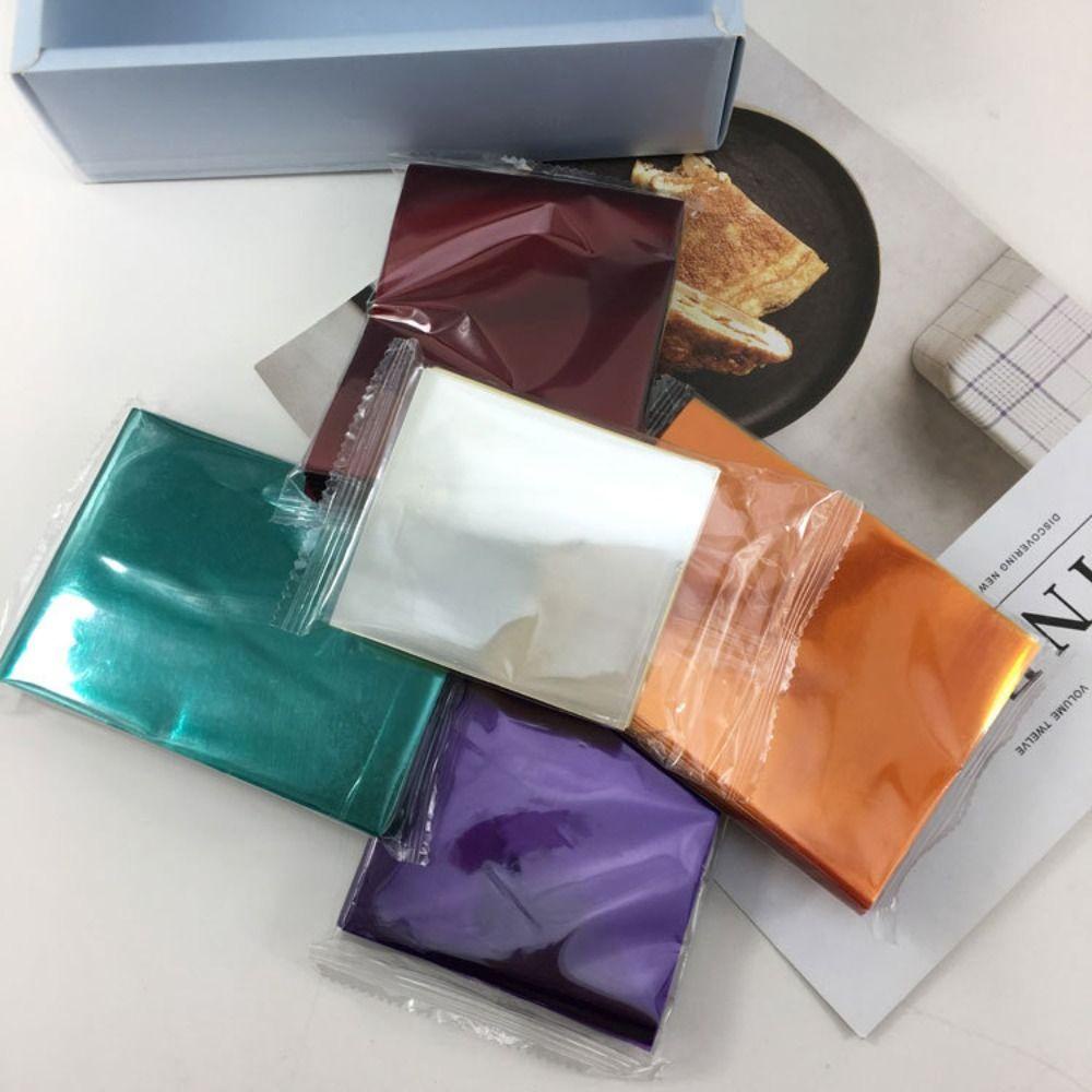 R-FLOWER 500pcs Candy Packaging Paper Gift Transparan Warna Warni Packing Cellophane