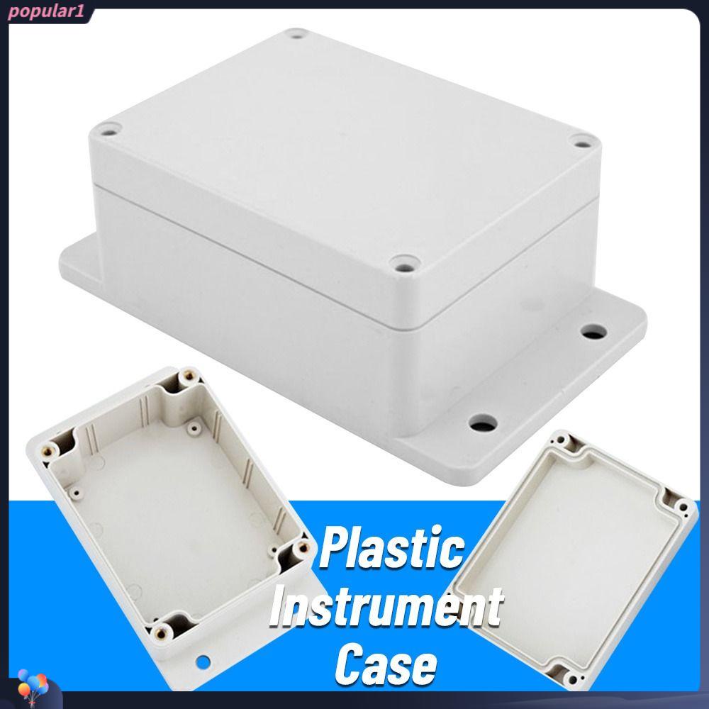 Populer Kotak Proyek Elektronik155 * 90 * 55mm ABS Plastik DIY Modul Instrumen Case