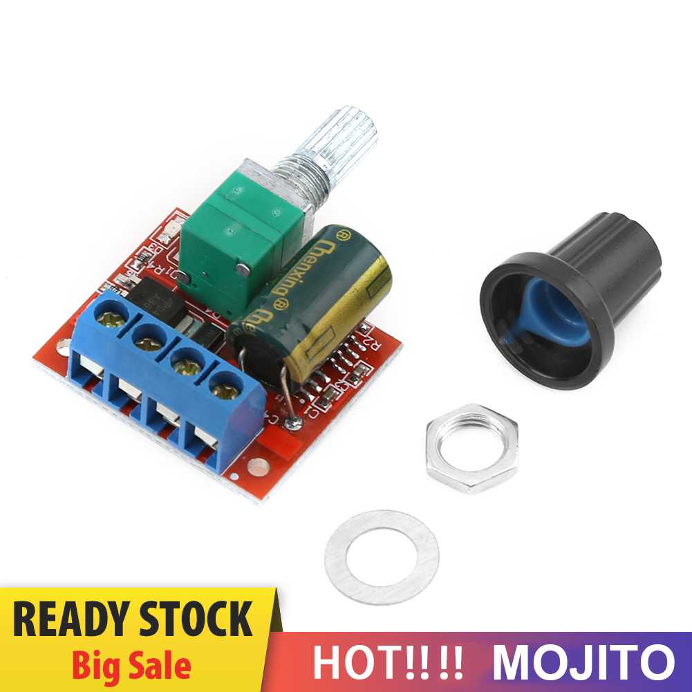 5a Motor PWM Speed Controller Fuse Pemulihan Otomatis 90W Motor Speed Controller