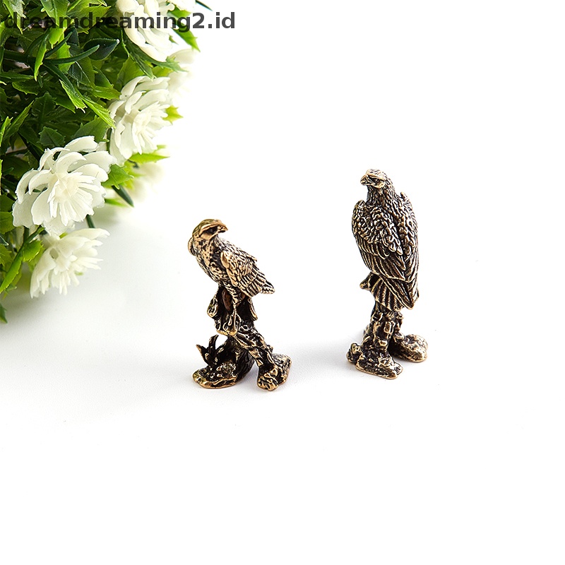 (drea) 1pcs Patung Ornamen Patung Miniatur Garuda Kuningan Aksesoris Dekorasi Rumah //