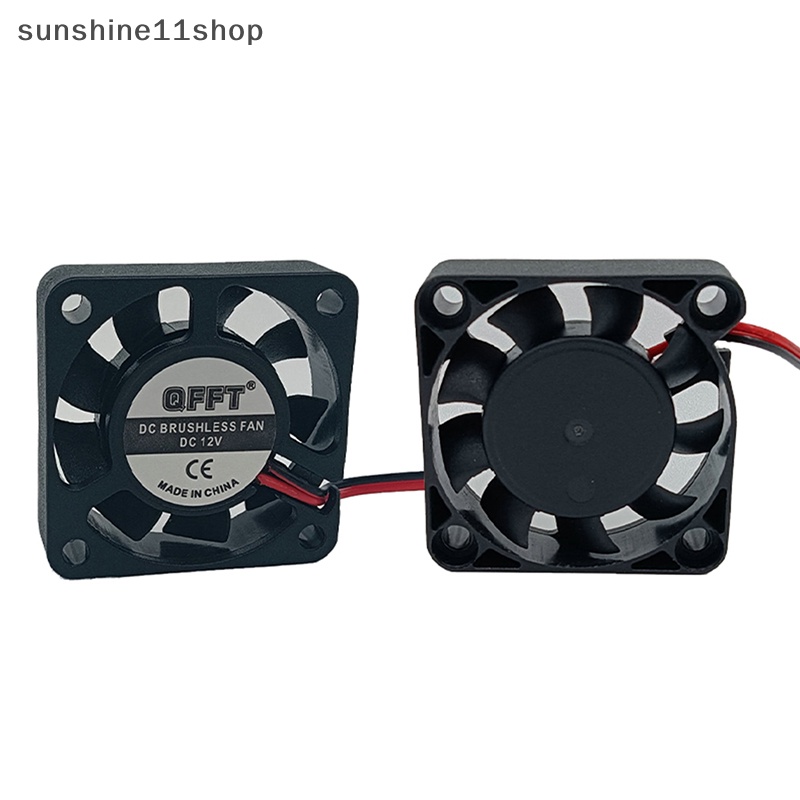 Sho 40mm*40mm*10mm 5V 12V Mini Laptop DC Brushless Cooling Fan 2PIN PC Komputer Case Pendingin N