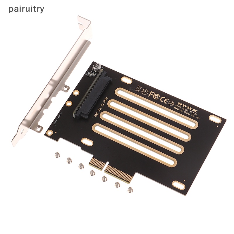 Prt U.3 SSD U3 Kit SFF-8639 Ke PCI-E 4.0 X4 Jalur Host Adapter Untuk Motherboard PM1735 PRT