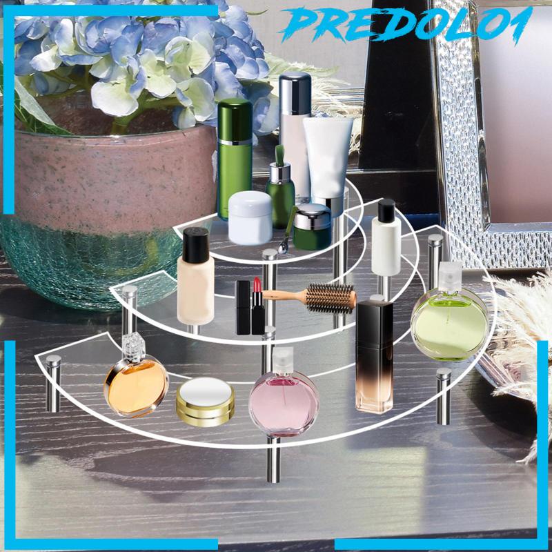 [Predolo1] Stand Display Cupcake Dessert Setengah Bulan Bahan Akrilik Untuk Pernikahan Rumah