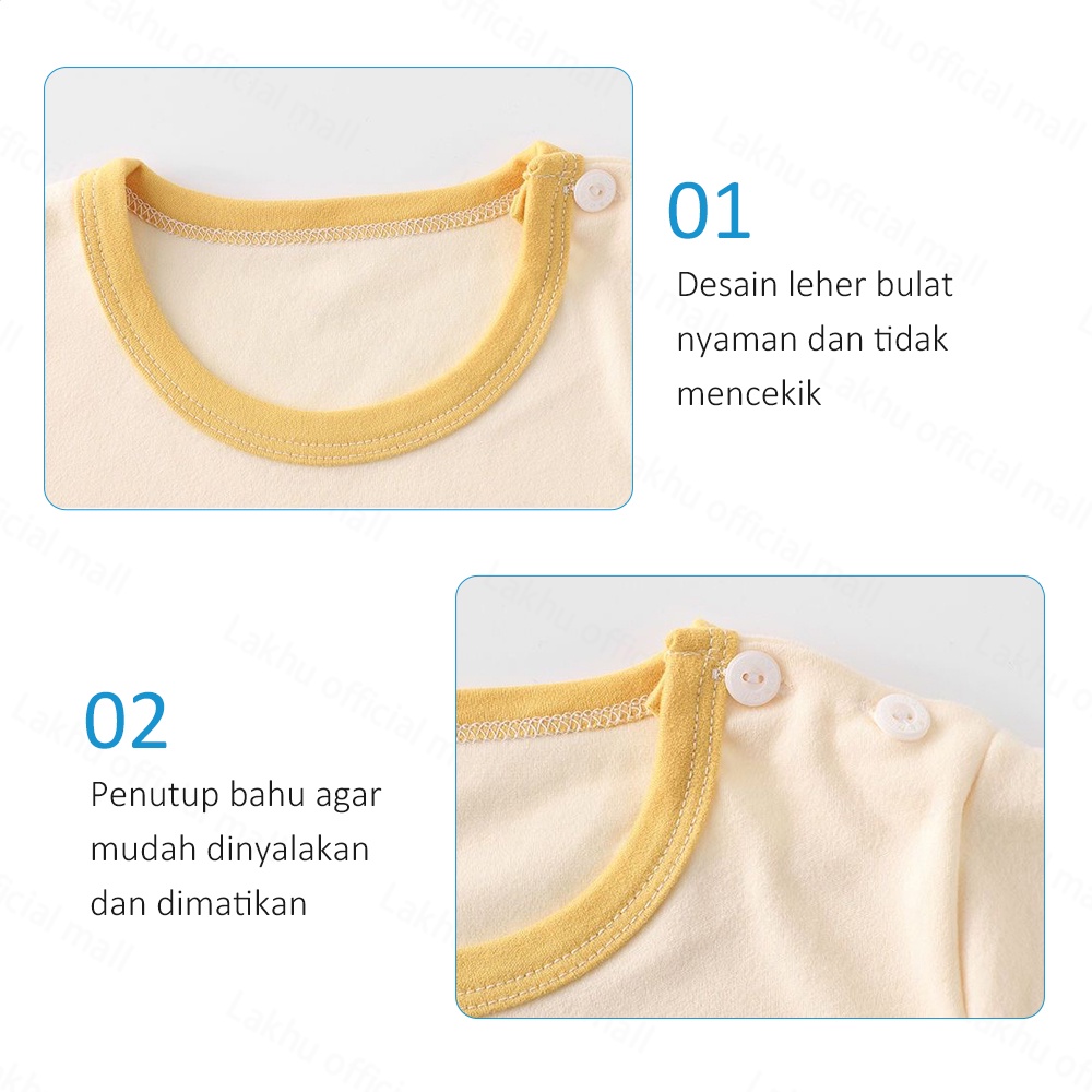 Lakhu Piyama Anak Impor Premium Baju Tidur Anak Perempuan Laki-laki Bahan Kaos