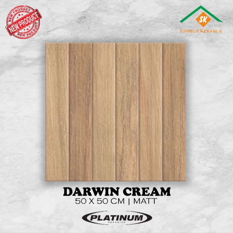 Keramik Lantai 50x50 Darwin series / Platinum / kw-1 / Matt