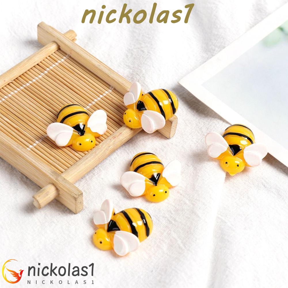 Nickolas1 Flatback Membuat Perhiasan DIY Lebah Lucu Resin Indah Hiasan