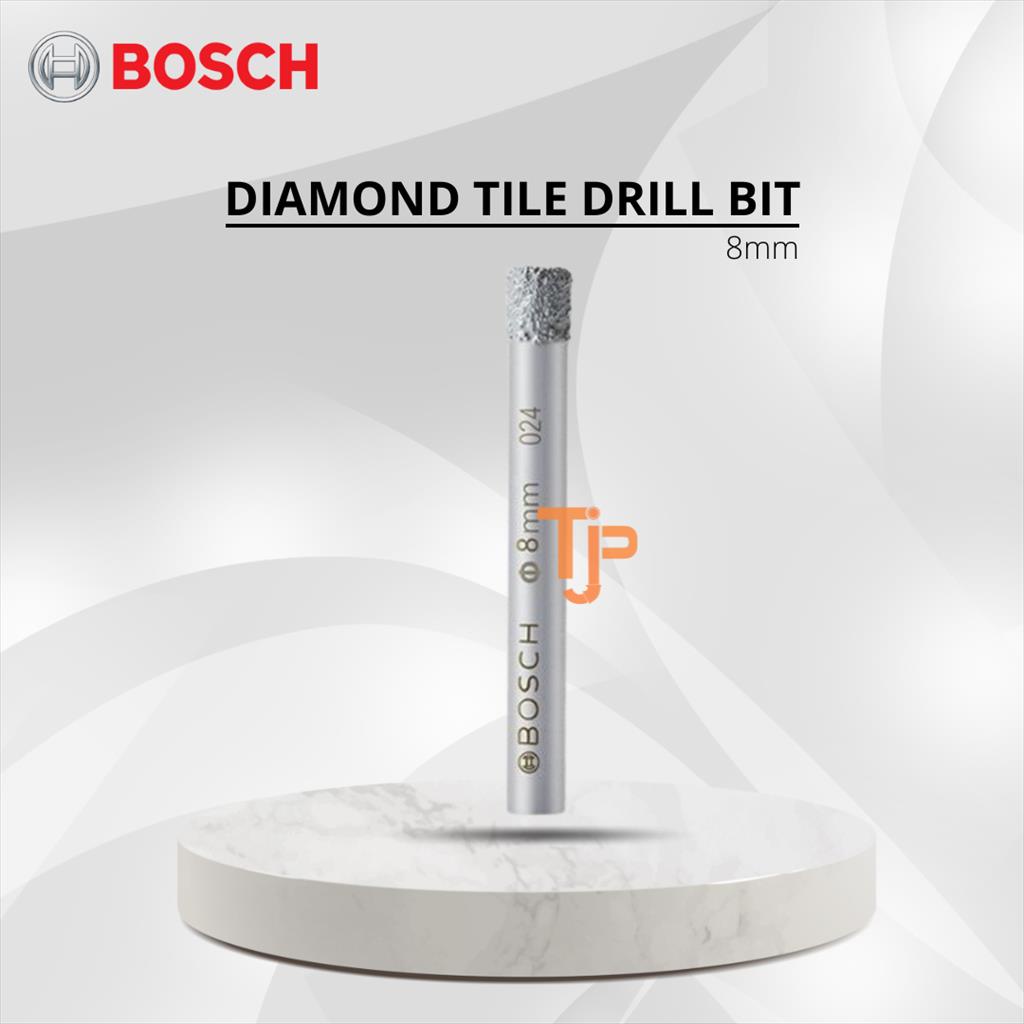 BOSCH MATA BOR KERAMIK 8 mm DIAMOND TILE DRILL BIT PN.2608599050