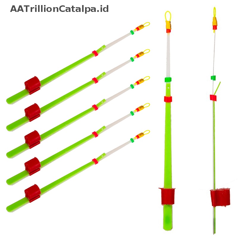 Aatrillioncatalpa 5pcs Joran Pancing Es Musim Dingin Mini Tip Atas Untuk Aksesoris Memancing ID