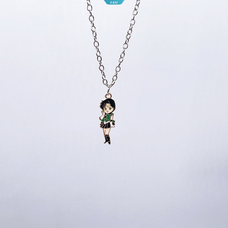 Kawaii Anime Kartun Sailor Moon Kalung Desain Rantai Tulang Selangka Halus Ringan Aksesoris Sehari-Hari [ZK]