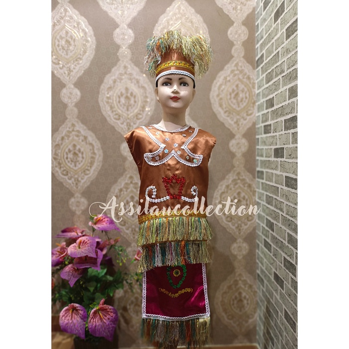 Baju Adat Anak Papua Satuan Laki/Cewe - papua laki, 3