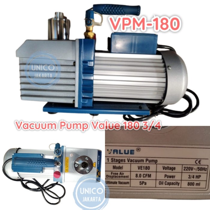 Komponen Sparepart Vacuum pump Ac 3/4 PK handen VP 180