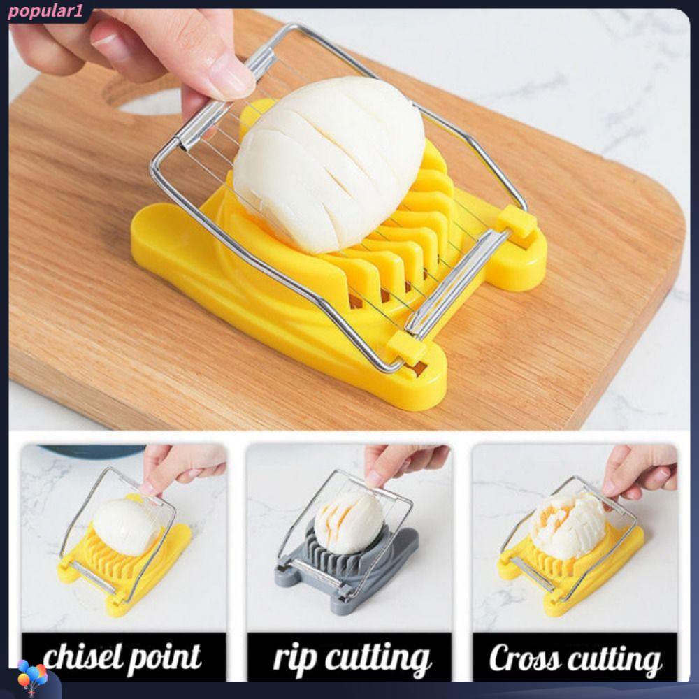 Popular Egg Slicer Multifungsi Manual Food Processors Alat Telur Dapur Chopper