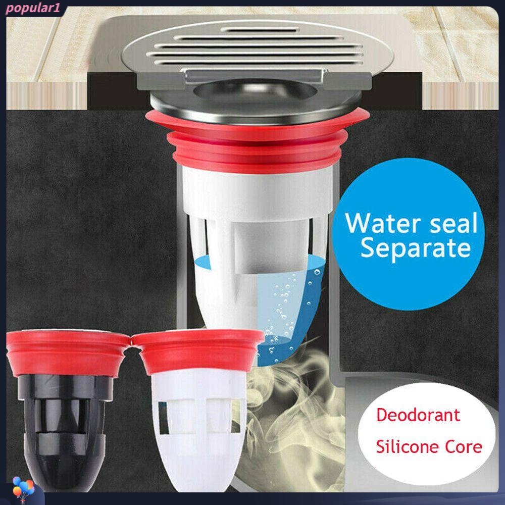 Populer Deodorant Silicone Core Filter Dapur Drainase Cepat Colander Backflow Pencegah