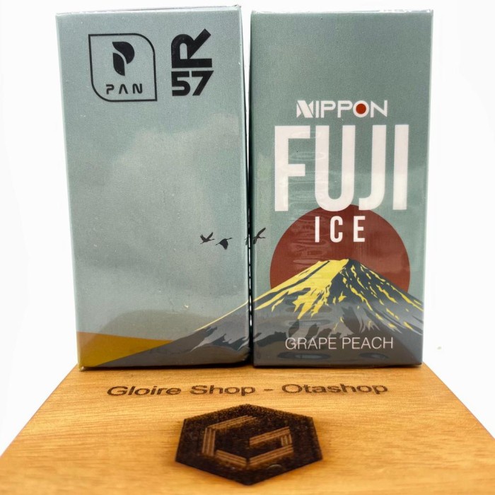 Nippon FUJI ICE GRAPE PEACH 60ml 3mg by Hero57 x PAN Liquid Vape Nyx