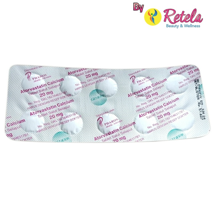 ATORVASTATIN 20MG 1 STRIP 10 TABLET