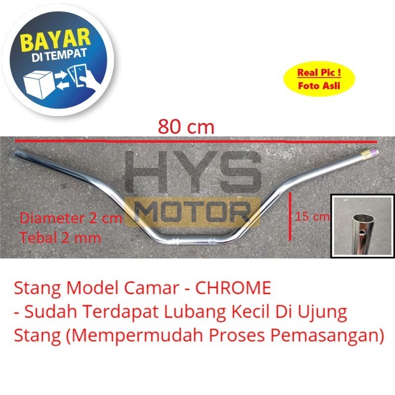 HYC Setang Stang Stir Handlebar Motor Variasi Model CAMAR - Universal RX King RXKing Beat Street Vix