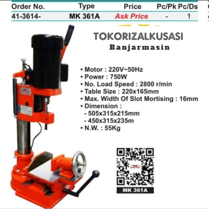 Bor bobok kayu WIPRO MK-361 A / bor pahat wipro mk 361a