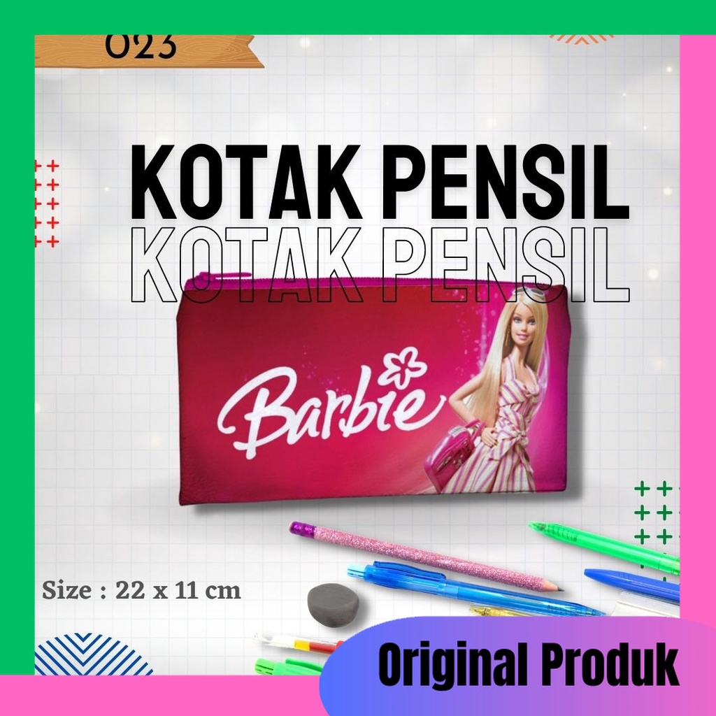 

Tempat Pensil, Kotak Pensil 023 gambar Barbie Serbaguna Murah Dan Kualitas Terjamin , Original Produk Bahan Tebal