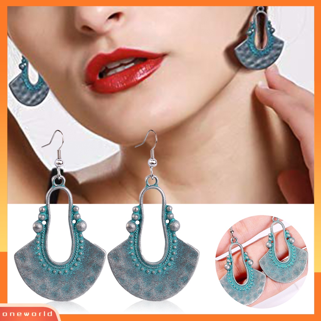 [WOD] 1pasang Anting Vintage Drop Fashionable Anting Bohemian Panjang Set Perhiasan Boho Untuk Travel