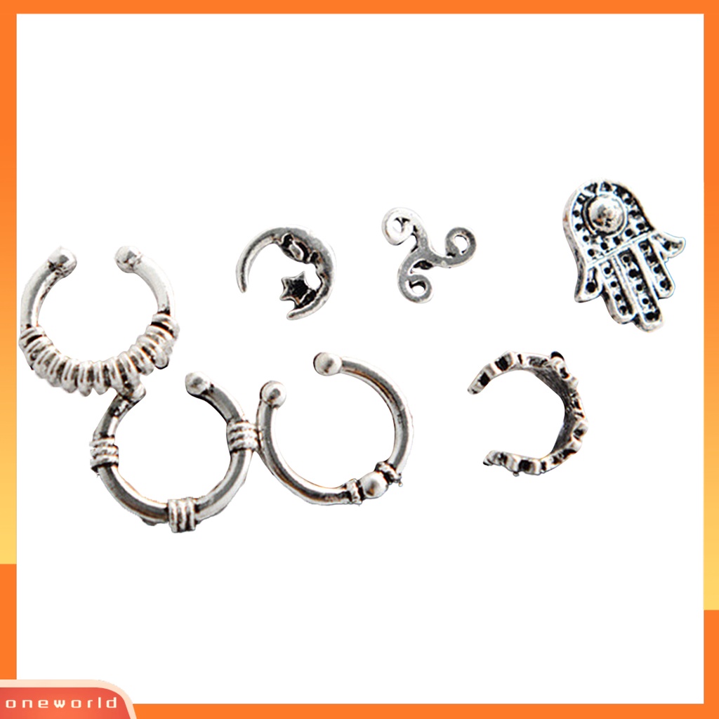 [WOD] Anting Tusuk Telinga Desain Bentuk Bulan Matahari Bahan Alloy Vintage Untuk Wanita