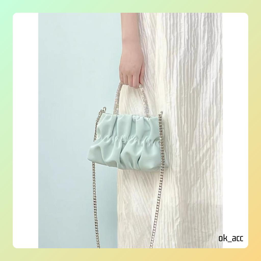 BARU Tas Selempang Kulit Wanita Luxury Mini Bag FT79 ukuran size 21 x 6 x 15 cm