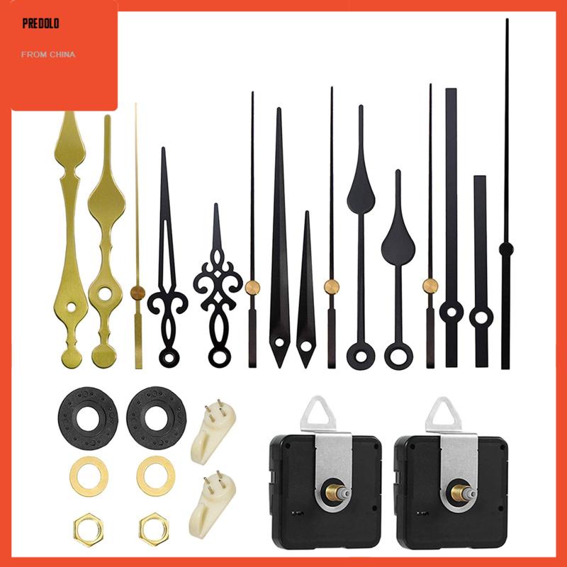 [Predolo] Jam Tangan Mekanisme Poros Panjang Silent Repair Tool Set Mekanisme Jam Dinding