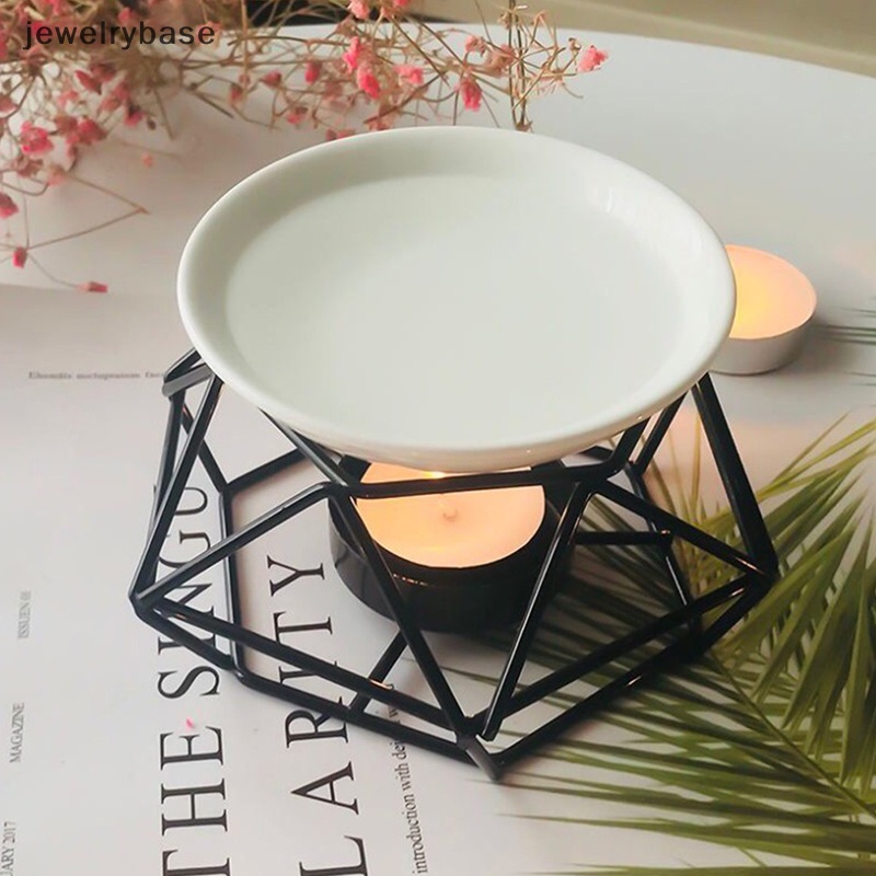 [jewelrybase] Alat Penghangat Diffuser Dupa Wangi Geometris Tahan Lama Butik