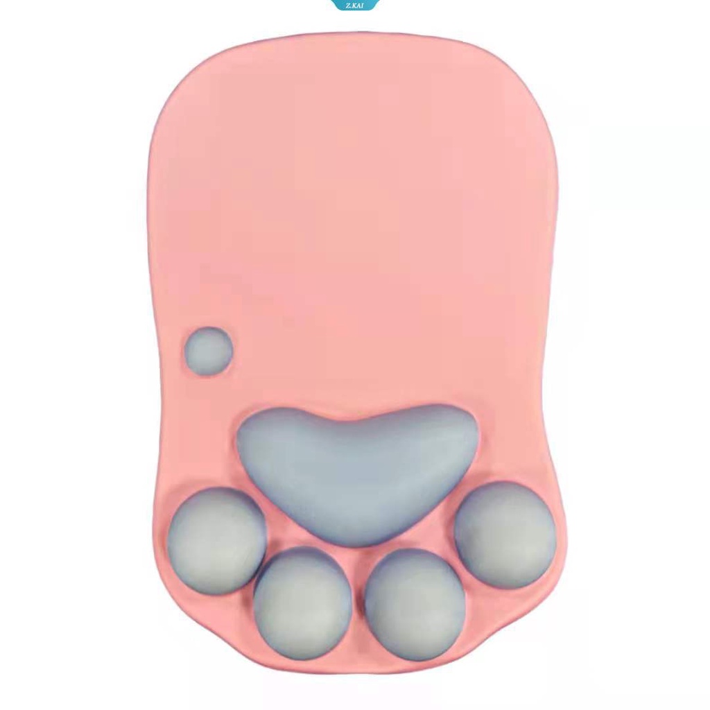 Gadis Lucu Kaki Kucing Kartun Mouse Pad Pergelangan Tangan Pad Isi Silikon Kreatif Kantor Mouse Pad Wrist Pad [ZK]